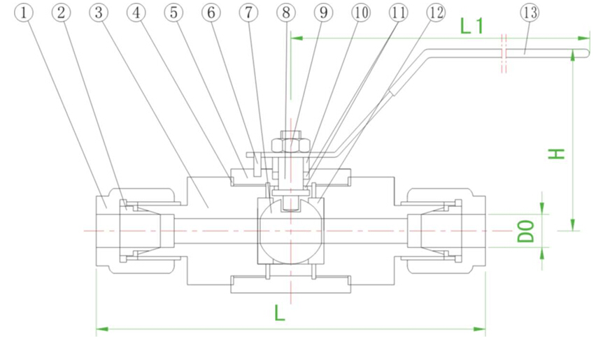 Q91F-64P����ʽ���y�Y���D��