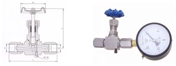 JJM1~64P壓力表截止閥結(jié)構(gòu)圖紙 JJM1~64P壓力表截止閥結(jié)構(gòu)圖紙