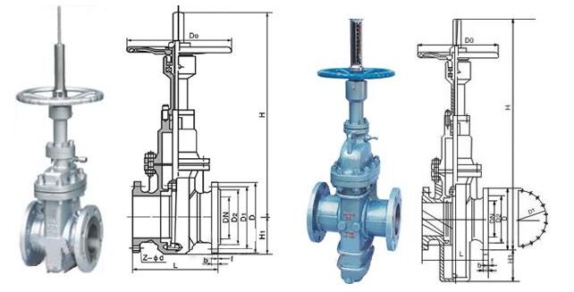 氣動(dòng)平板閘閥結(jié)構(gòu)圖紙 氣動(dòng)平板閘閥結(jié)構(gòu)圖紙